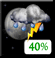 Tonight: A chance of showers and thunderstorms before midnight. Mostly cloudy. Low around 65, with temperatures rising to around 67 overnight. East wind around 6 mph. Chance of precipitation is 40%. Tonight: Chance Showers And Thunderstorms then Mostly Cloudy