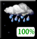 Thursday Night: Rain. Cloudy, with a low around 40. South southeast wind around 5 mph. Chance of precipitation is 100%. Thursday Night: Light Rain