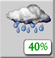 Monday: A chance of rain. Partly sunny, with a high near 58. Monday: Chance Light Rain