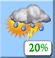 Monday: Slight Chance Showers And Thunderstorms then Chance Showers And Thunderstorms